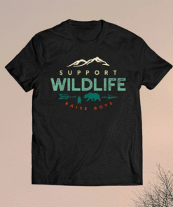 Support Wildlife Raise Boys Shirt