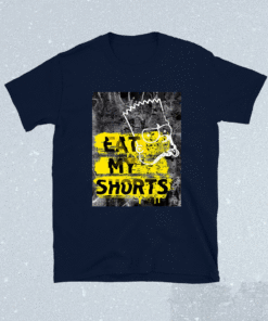 The Simpsons Bart Simpson Eat My Shorts Graffiti Shirt