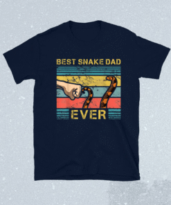 World's Best Snake Dad Funny Snake Enthusiast Father Shirt