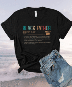 Black Father Noun Father Day Gifts Shirt