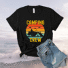 Camping Crew mountain And Tree Vintage T-Shirt