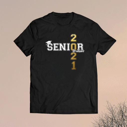 Class of 2021 Senior Graduate High School Student Graduation Shirt