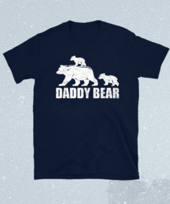 Daddy Bear 2 Cubs Daddy Bear Twin Dad 2 Shirt