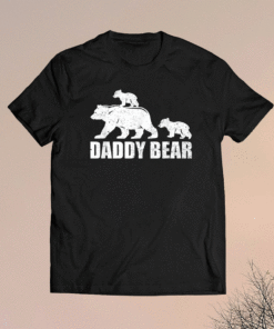 Daddy Bear 2 Cubs Daddy Bear Twin Dad 2 Shirt