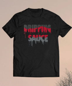 Dripping-Sauce made to match Jordan 13 Red Flint Retro Shirt