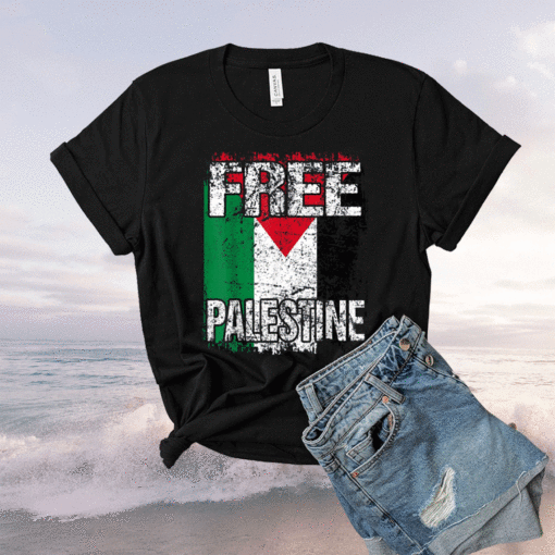 FREE PALESTINE FLAG Vintage BIG PALESTINE FLAG Shirt