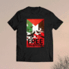 Free Gaza Palestine Flag Arabic Shirt