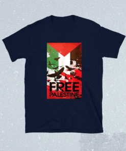 Free Gaza Palestine Flag Arabic Shirt