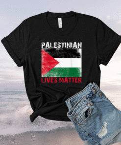 Free Palestine Flag Palestinian Lives Matter Gaza Shirt