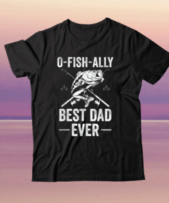 Funny Fishing Dad Fisherman Best Dad Ever Fish Man Shirt