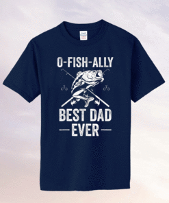 Funny Fishing Dad Fisherman Best Dad Ever Fish Man Shirt