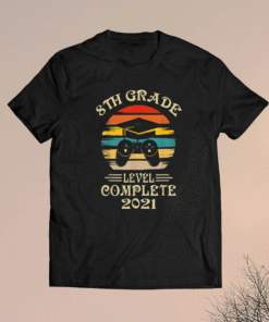 Gamer 8th Grade Graduation For Girls Boys 2021 Shirt