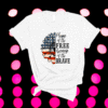 Home Of The Free Because Of The Brave Patriotic Flower Shirt