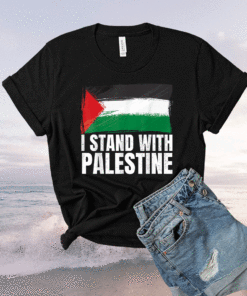 I Stand With Palestine Supporters Free Gaza Jerusalem Mosque Shirt