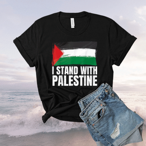 I Stand With Palestine Supporters Free Gaza Jerusalem Mosque Shirt