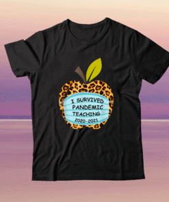 I Survived Pandemic Teaching 2020 2021 Apple Wear Face Mask Shirt