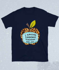 I Survived Pandemic Teaching 2020 2021 Apple Wear Face Mask Shirt