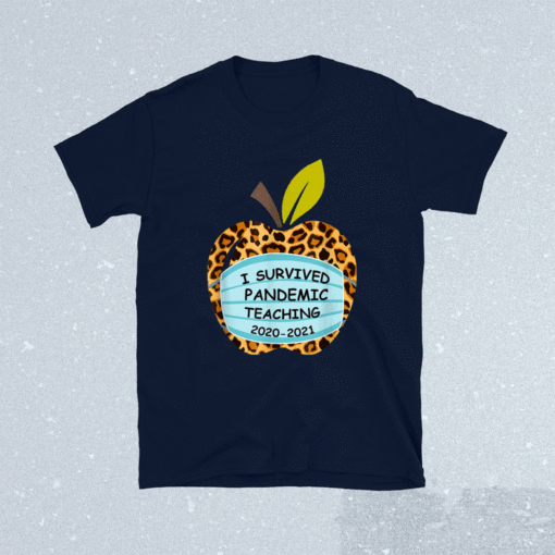 I Survived Pandemic Teaching 2020 2021 Apple Wear Face Mask Shirt