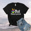 Peace Out Kindergarten Tie Dye Graduation Class Of 2021 Shirt