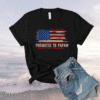 Promoted To Papaw American Flag Father's Day 2021 Shirt