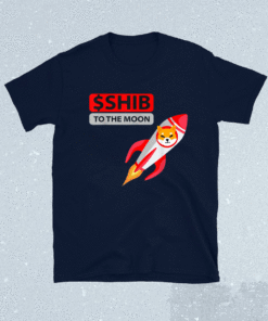 Rocket Shiba Coin Shirt $SHIB to the Moon Shiba Inu Crypto Shirt
