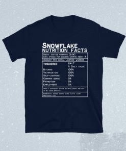 Snowflake Nutrition Facts Shirt