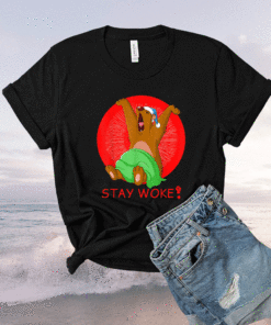 Stay Woke bear yawn and sleep Shirt