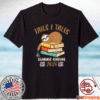 Tails And Tales Summer Reading 2021 Sloth Book Lovers T-Shirt