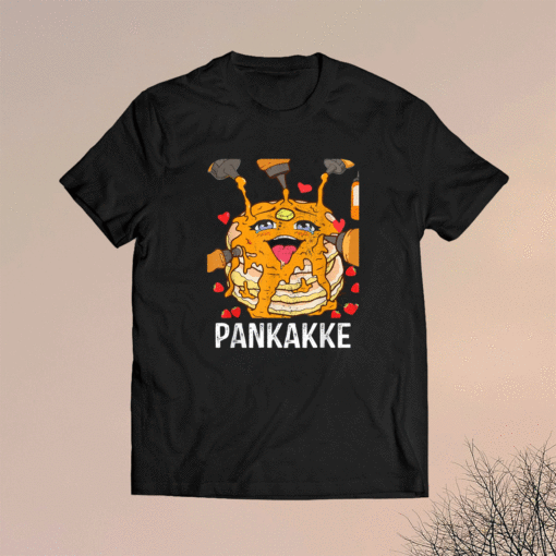 Vintage Distressed Retro Funny Naughty Foodie Pun Pankakke Shirt