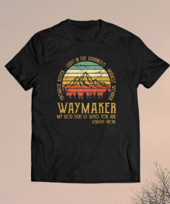 Waymaker Miracle Worker Promise Keeper Christian Shirt