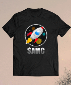 $AMC Go To The Moon AMC Stock Rocket Shirt
