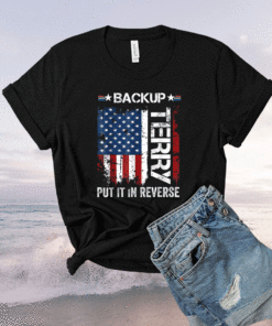 Back Up Terry American Flag USA 4th Of July Sunglasses Shirt