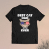 Best Cat Dad Fathers Day Daddy Papa Cat With Sunglasses Shirt