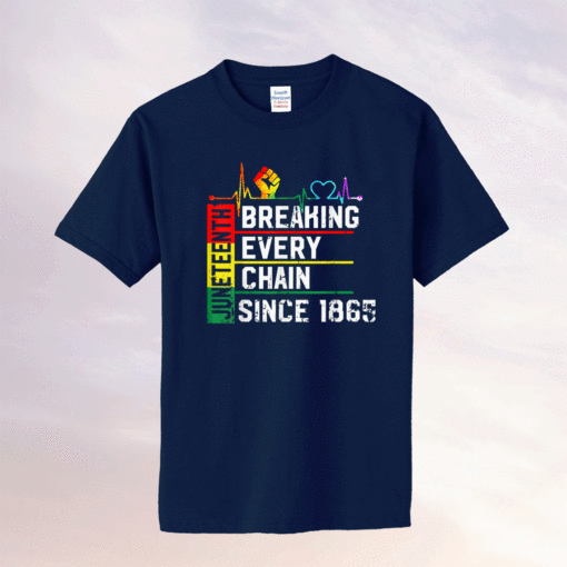 Breaking Every Chain Since 1865 Juneteenth Black History Shirt