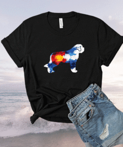 Colorado Saint Bernard Dog Rocky Mountain Shirt