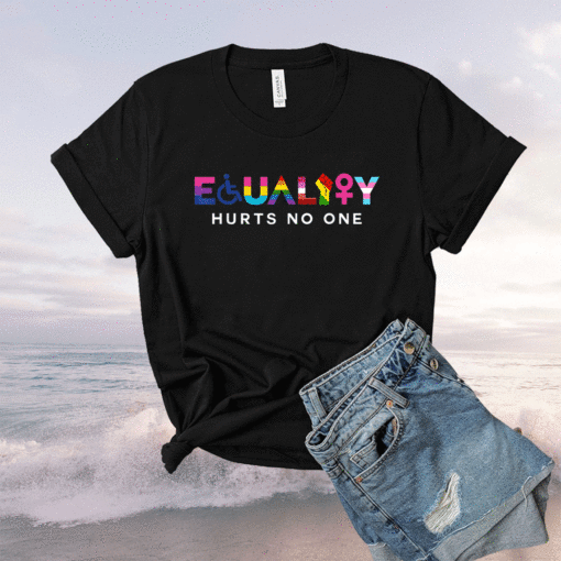 Equality Hurts No One LGBT Black Disabled Women Right Kind Shirt