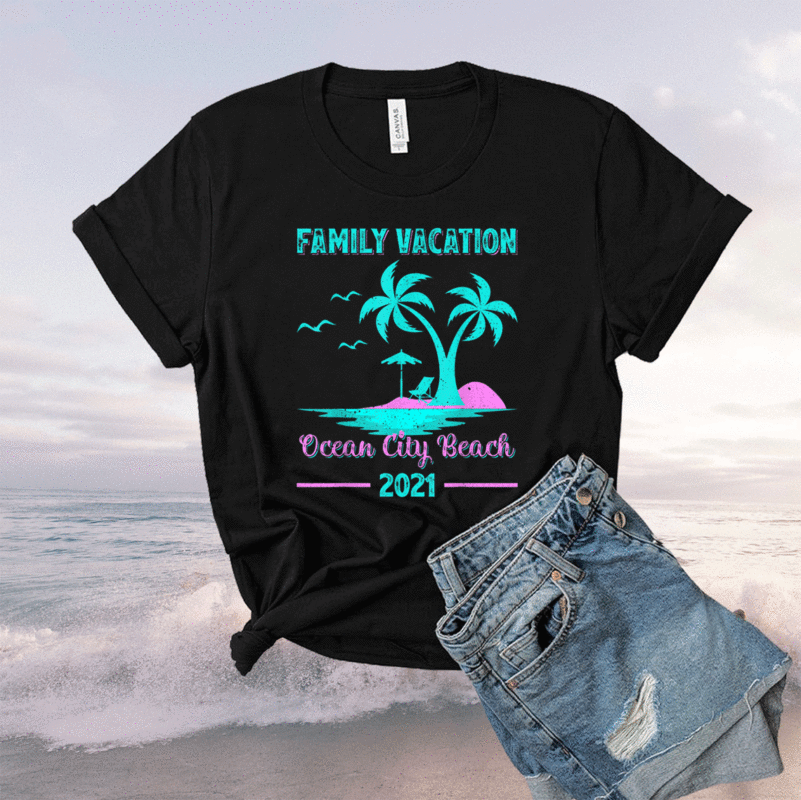 Family Vacation 2021 Maryland Ocean City Beach Shirt - ShirtsMango Office