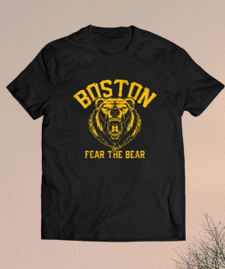 Fear The Bear Hockey Be aware of Boston Bruin Wild Forest Shirt