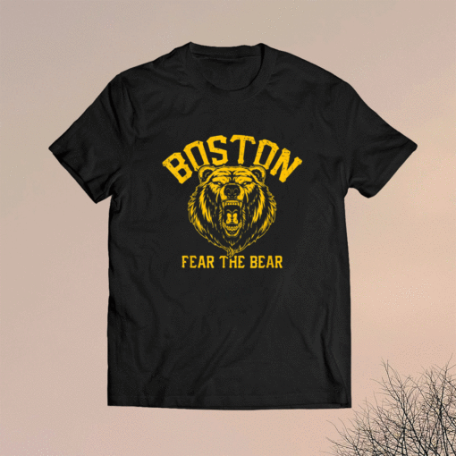 Fear The Bear Hockey Be aware of Boston Bruin Wild Forest Shirt