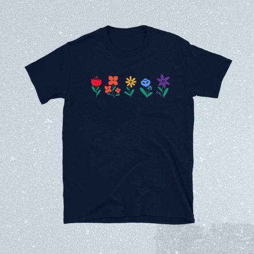 Flower Power Gay Pride Shirt