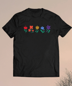 Flower Power Gay Pride Shirt