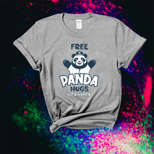 Free Panda Hugs Cute Panda Baseball For Lovers Shirt