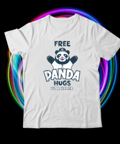 Free Panda Hugs Cute Panda Baseball For Lovers Shirt