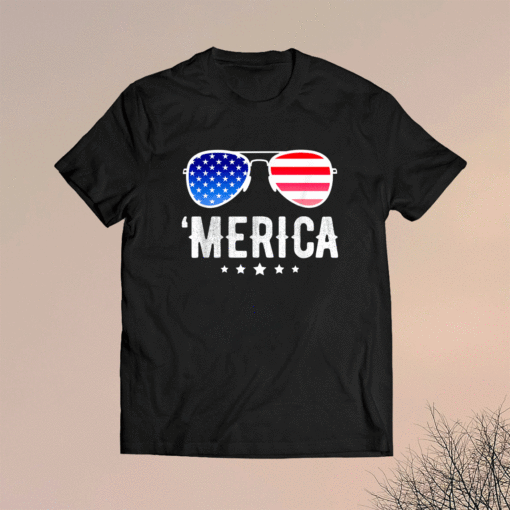 Funny 4th July American Flag Boys Patriotic Fourth Shirt