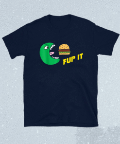 Fup It Cheeseburger Monster Cartoon Shirt