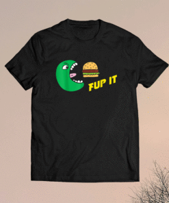 Fup It Cheeseburger Monster Cartoon Shirt