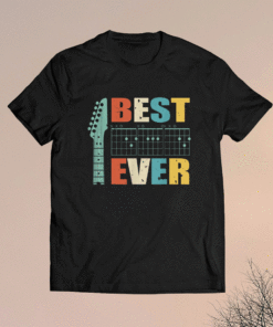 Guitarist Father Best Dad Ever D A D Chord Dad Gift Shirt