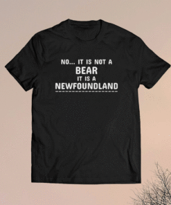 No It Is Not A Bear Funny Newfoundland Dog Shirt