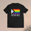 Proud Ally Pride Month LGBTQ Black Pride Flag Shirt