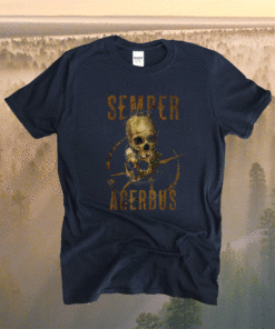 Semper Acerbus Twin Skulls Shirt